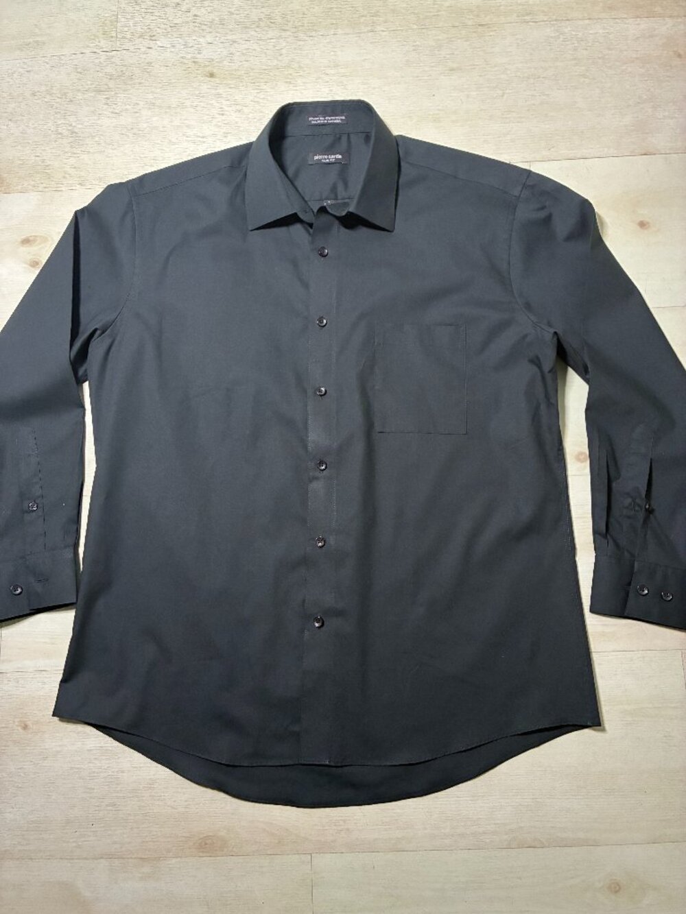 Pierre Cardin Men's Long Sleeve Slim Fit Button Shirt L (16-16.5)  32/33